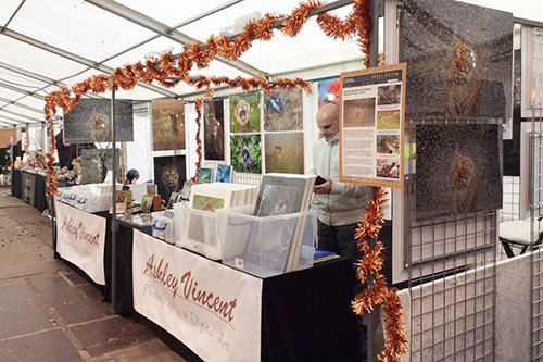 display stand at Sandringham christmas show
