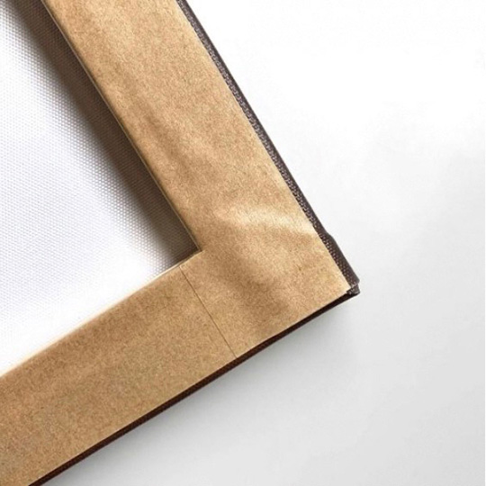 example showing the back of one of our canvas pictures