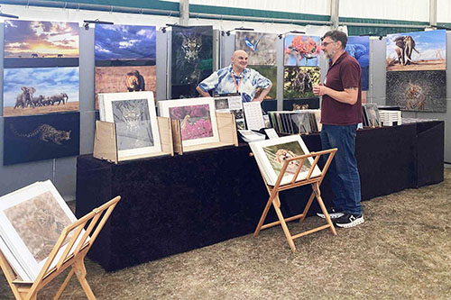 Ashley Vincent with customers at the 2025 Henley Country Craft Show
